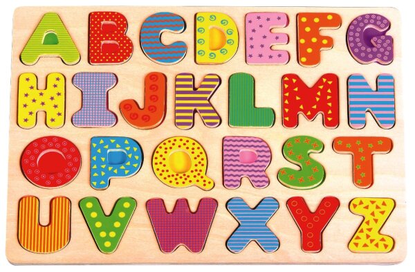 GROSSBUCHSTABEN PUZZLE FÜR KINDER ALPHABET A-Z MOTORIK FÖRDERUNG