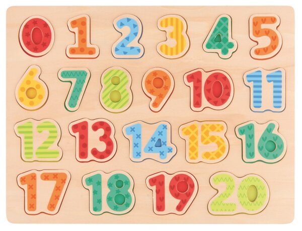Zahlen-Puzzle 0-20 für Kinder - Motorik fördern und spielend lernen
