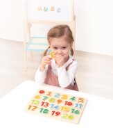 Zahlen-Puzzle 0-20 für Kinder - Motorik fördern und spielend lernen