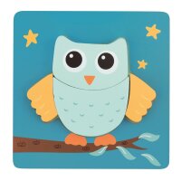 Animal Puzzle Set with 4 Animals for Motor Skills and...