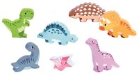 3D Wooden Puzzle Dino with 7 Cute Dinosaurs by Spielba...