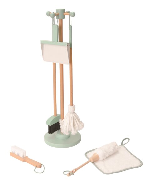 Hochwertiges Reinigungsset mit Besen, Wischmop, Bürste und mehr