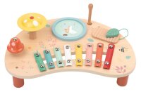 Music Activity Table for Babies and Toddlers with Instruments and Fun