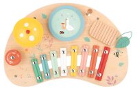 Music Activity Table for Babies and Toddlers with Instruments and Fun