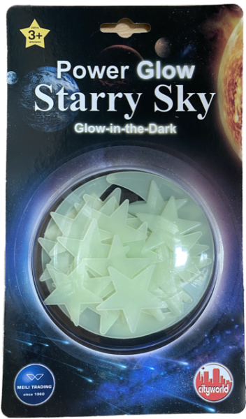 Leuchtende Sterne und Mond Power Glow für strahlende Nächte im Kinderzimmer