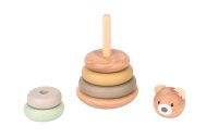 Wooden Stacking Bear for Motor Skills and Color Learning