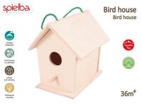 Paintable Birdhouse Craft Set for Kids with Paints and Brushes