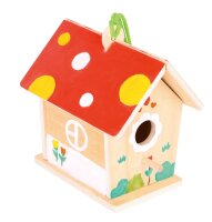 Paintable Birdhouse Craft Set for Kids with Paints and Brushes