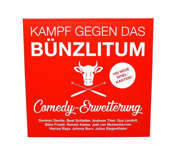 Kampf gegen das Bünzlitum - Comedy-Karten von 10 Schweizer Comedians