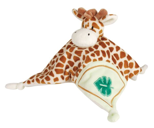 Nuscheli Giraffe Braun - Weiches Schmusetuch für Babys im Hasen Design