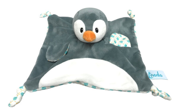 Nuscheli Pinguin Schmusetuch im Hasen Design für Babys und Kleinkinder