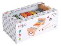 Xylophone Bear made of 100% FSC wood with 8 tones and 2...