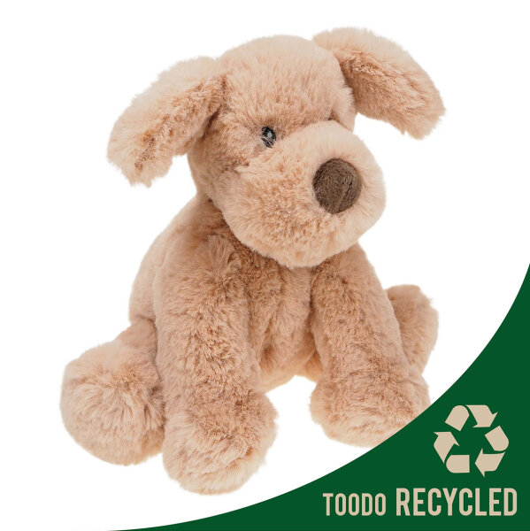 Idis Plüschtier Hund 18cm aus 100% recyceltem Polyester waschbar