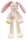 Baby Luna Plüschtier Hase 23cm in Pink und Beige - Weich und Waschbar