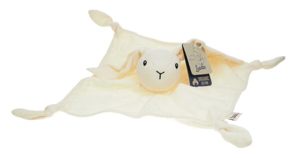Nuscheli Hase Beige 100% Bio-Baumwolle für Babys und Kleinkinder
