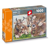 Puzzle 1000 Teile Kuhles Trio von Carta Media 50x70cm...