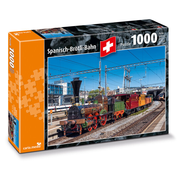 Puzzle 1000 Teile Spanisch Brötli Bahn 70x50cm für Puzzleliebhaber