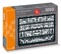 Puzzle 1000 Teile Vier Jahreszeiten Scherenschnitt 50 x...