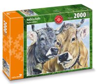 Puzzle 2000 Teile Ku(h)scheln von Carta Media im Format...