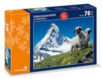 Puzzle Schwarznasenschafe Zermatt 70 Teile 30x21 cm von...