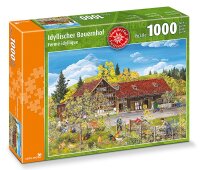 Puzzle 1000 Teile Idyllischer Bauernhof 70x50cm von Carta...