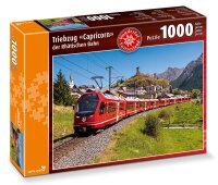 Puzzle 1000 Teile Triebzug Capricorn RhB 70x50cm für...