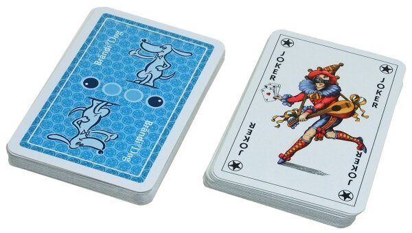 Dog Kartenset Standardqualität 110 Karten inkl. 6 Joker für Bridge