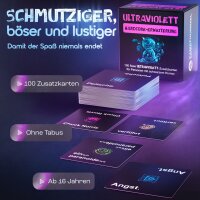 Ultraviolett Hardcore-Erweiterung mit 100 neuen Karten für endlosen Spielspaß