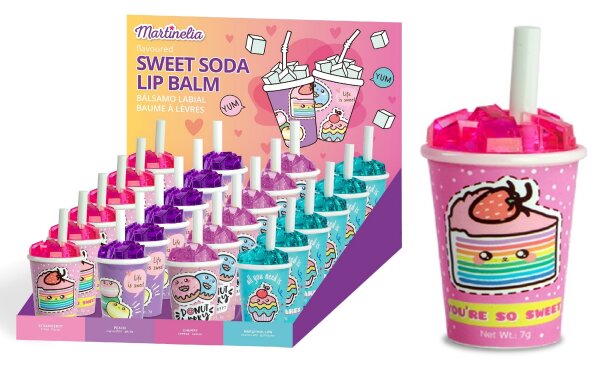 Sweet Soda Lip Balm im Softdrink-Format mit fruchtigen Geschmäckern