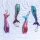 Mermaid Tail Lip Gloss mit Schlüsselring in verschiedenen Geschmacksrichtungen