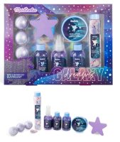 Galaxy Dreams Bade- und Duschset mit Sprudel, Seife,...