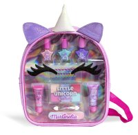 Little Unicorn Kosmetiktasche mit Nagellacken, Lidschatten und Lipgloss