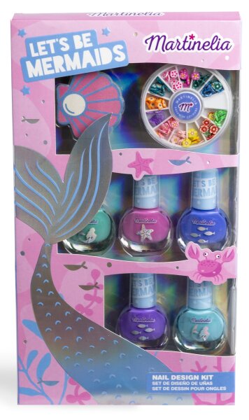 Martinelia Lets Be Mermaids Nageldesign Set mit 5 Lacken und Zubehör