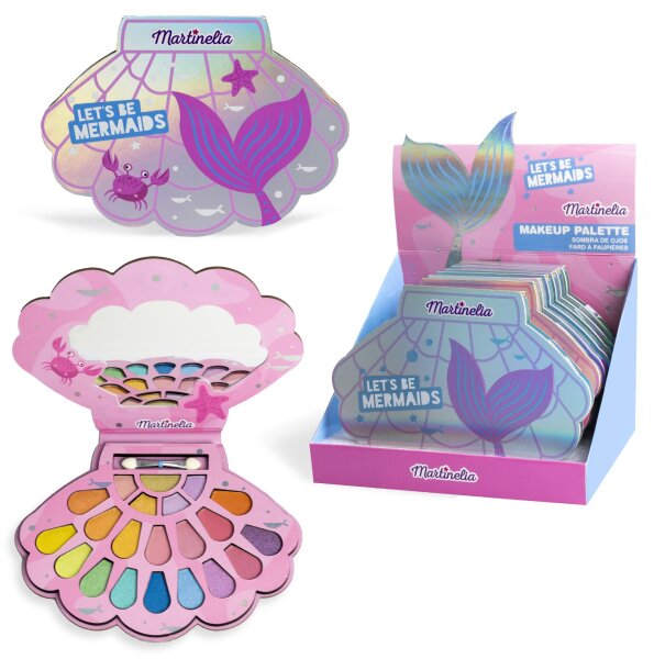 Martinelia Lets Be Mermaids Lidschatten Palette mit 21 Farben und Applikatoren
