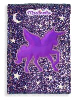 Galaxy Dreams Makeup Book by Martinelia with 16 Eyeshadows and 6 Lip Glosses