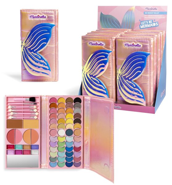 Martinelia Lets Be Mermaids Große Make-Up Geldbörse mit 72 Teilen