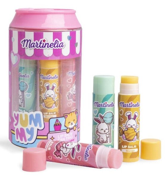 Yummy Lip Balm Can Trio für Kinder - Leckere Geschmäcker für zarte Lippen