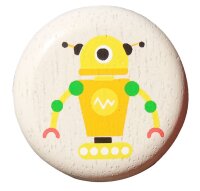 Robo Milk Tooth Box Made of Rubberwood Cool Wooden Box...