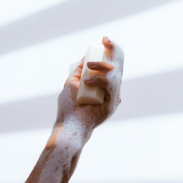 Natural soap for skin and hair