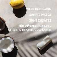 Natural soap for skin and hair