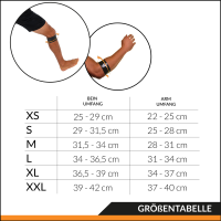 Patella- und Armsehnenentlastung Classic Sport 5 cm Breite 1 mm Dicke