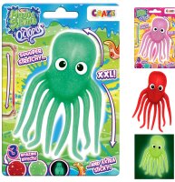 Set 3 x Magic Slime Mega XXL Klatsch Octopus