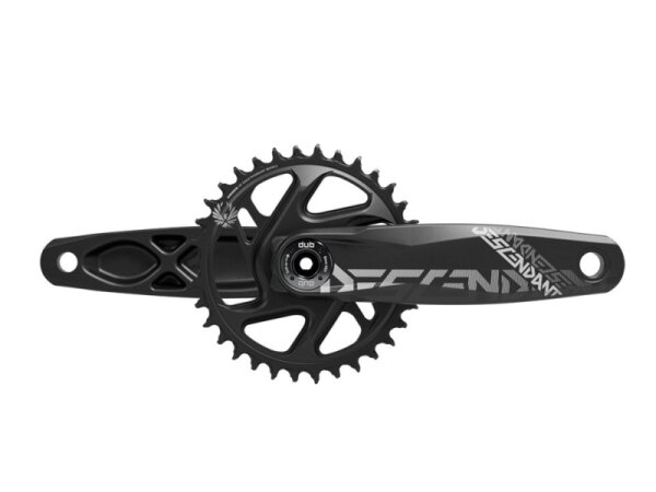 Kurbel Descendant Downhill 34Z 165mm DUB83 mit Direct Mount 34t X-SYNC 2