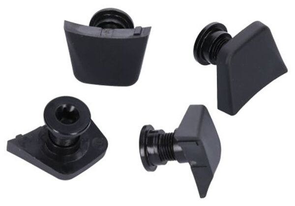 Kettenblatt Schraubensatz 4-Arm 1x rot/Force D1 Aluminium schwarz