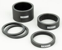 Headset Spacer Set aus Carbon mit glänzendem...
