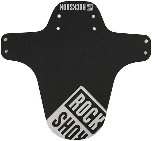 MTB Fender schwarz mit glänzend silbernem Druck - Pike Ultimate