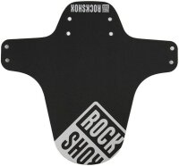 MTB Fender schwarz mit glänzend silbernem Druck -...