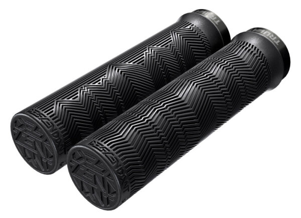 handle grip descendant locking grip screwable pair black