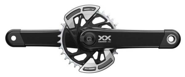 Powermeter xx eagle t-type 32z 165mm spindelbasiert q174 cl55 dub mtb wide schwarz