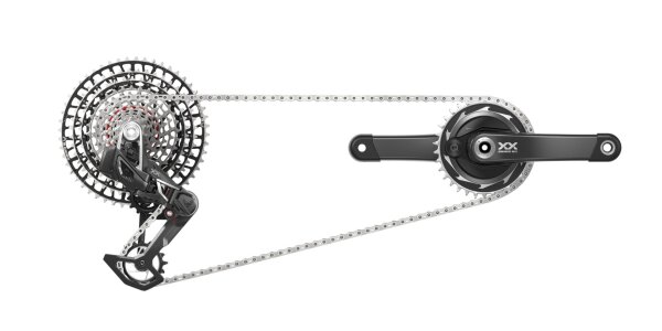 XX SL Eagle T-Type Powermeter Groupset 165 34Z RD Controller Kette Kassette